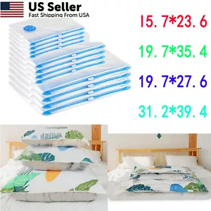 5-10 x Vacuum Storage Bag For Convenient Travel Space Saving Clothes Ziploc Bag - Picture 1 of 28