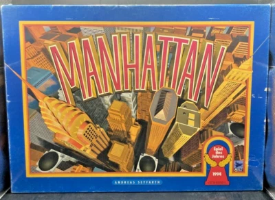 Manhattan Spiel des Jahres Hans im Glück Brettspiel retro geprüft vollständig - Bild 1 von 2