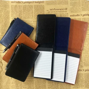 A7 Pocket Shopping Note Pad Handy Memo Leather Notebook Pad Book Ruled Small - Picture 1 of 14