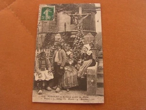 carte postale vers 1900 keriolet costumes anciens - Picture 1 of 2