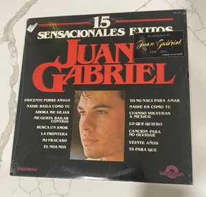 juan gabriel lp 15 Sensacionales Éxitos Nuevo Sellado (SEALED) - Picture 1 of 2