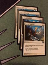 4x Solemn Offering-4x Safe Passage NM. Mtg- M11. Magic 2011