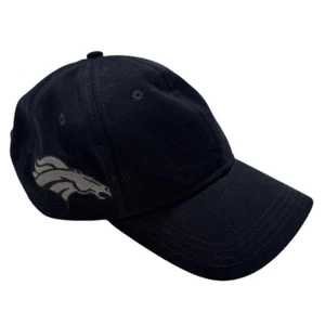 New Era Black Label Denver Broncos Hat Leather Back Strap Adjustable - Picture 1 of 8