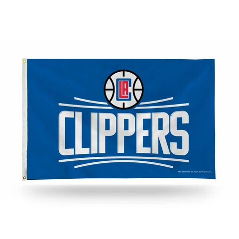 Los Angeles Clippers Banner Flag. 3' x 5'. Grommets.  #672 Cover