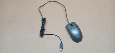 OEM IBM MO28BC 19K2005 Wired USB Optical 3-Button Mouse w/ Scroll Wheel Gray - Image 1 of 4