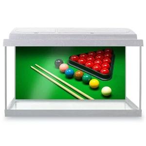 Fish Tank Background 90x45cm - Snooker Game Balls Pool Billiards  #16452 - Picture 1 of 8