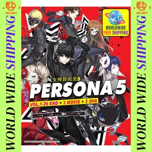 Persona 5 The Animation Complete Anime DVD (Vol. 1-26 End) + 2 Movies + 2 OVAs - Picture 1 of 9