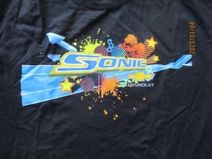 Chevrolet Sonic t shirt black size L - Picture 1 of 3