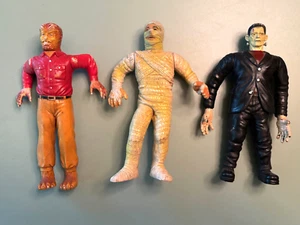 Universal Monsters Imperial Rubber 1986 Wolfman Mummy Frankenstein Figuren 8" - Bild 1 von 12