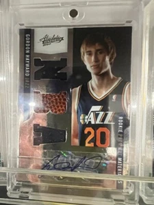 GORDON HAYWARD 2011 ABSOLUTE ROOKIE AUTO AUTOGRAPH JERSEY/BALL RC CARD #311/499! - Picture 1 of 1