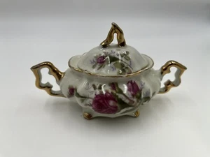 Vintage Japanese Hand Painted Iridescent Luster Creamer Delicate Gold Trim - Picture 1 of 4