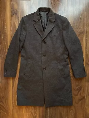 Jaeger London “Blackfriars” Smart  Overcoat (M) Wool Blend Charcoal Grey RRP£179 - Image 1 of 4