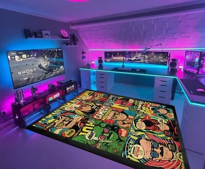 Marvel Rug , Cosmic Rug, Cartoons Rug, Superhero Rug, Kids room rug - Image 1 of 3