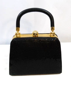 Whiting and Davis Top Handle Mesh Purse - Picture 1 of 7