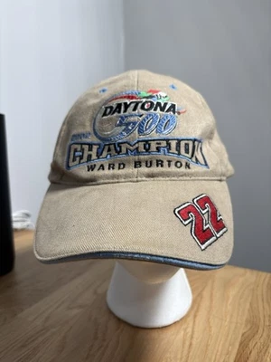Vintage Chase Daytona Champion 2002 Ward Burton #22 Nascar Driver Hat Men - Image 1 of 4