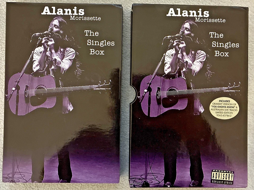 Atlantis Morissette - The Singles Box -  4 Compact Discs SET + Bootlek * 1996 * - Bild 1 von 4