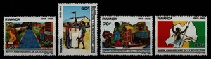 Ruanda 1989 - Mi-Nr. 1425-1428 ** - MNH - 30. Jahrestag der Revolution - Picture 1 of 1
