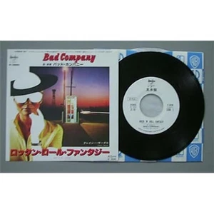 BAD COMPANY ROCK N ROLL FANTASY (W/L) 7" WHITE LABEL PROMO + P/S JAPANESE - Picture 1 of 1