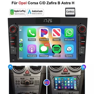 Android 14 Autoradio GPS Navi Für Opel Zafira B Corsa D Astra H Vivaro Vectra C - Bild 1 von 15
