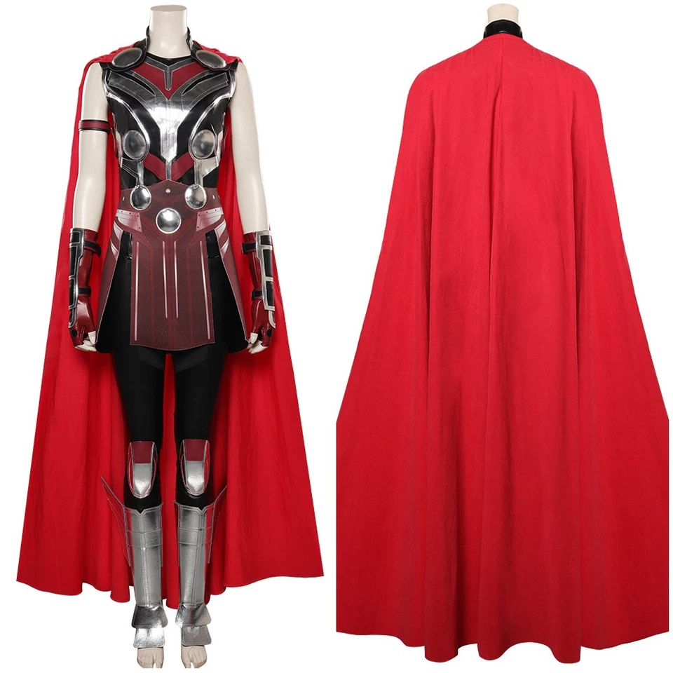 Jane Foster Cosplay Disfraz Conjunto Completo Halloween Mujeres Chaleco Capa Uniforme Foto 1 de 4
