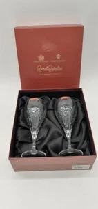 Royal Brierley 24% lead Crystal Wine Glass Set with Box - #9012 - Picture 1 of 5