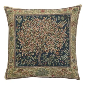 Throw Pillow Cover – William Morris, Tree of Life – Tapestry Cushion 16x16 in - Picture 1 of 13