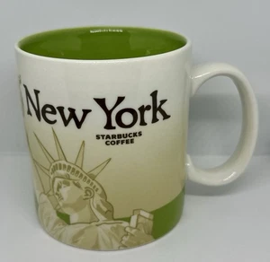 Starbucks 2010 New York Statue of Liberty Coffee Mug 16 Oz Collectors Series - Picture 1 of 6