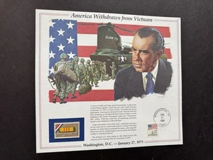 1980s US History Event Panel(080) +America Withdraws from Vietnam #1802 +1-27-73 - Picture 1 of 1