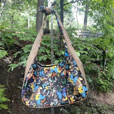 Image Los Angeles  butterfly/moth Hobo Faux Leather  shoulder bag - Image 1 of 4