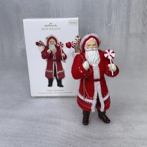 Hallmark Andenken Ornament "Weihnachtsmann" 2011 Achter in Serie Jubel *LESEN - Bild 1 von 11