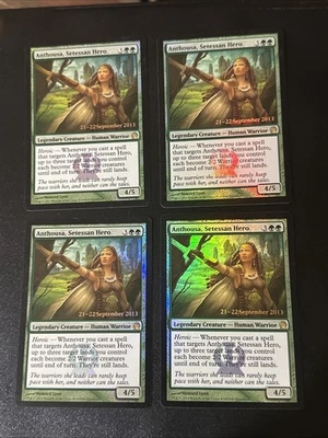 Anthousa Setessan Hero Foil X4 Theros NM Cond See Pics Front Back - Image 1 of 4