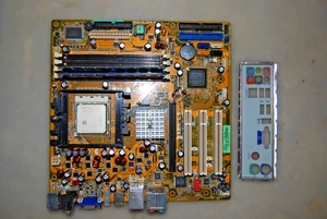 Placa madre HP 5188-5067 A8N-LA socket 939 con CPU, RAM y placa de E/S - Imagen 1 de 2
