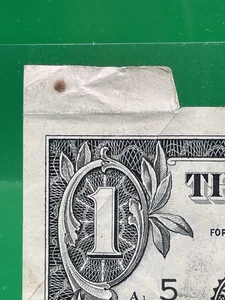 $1 2006 MAJOR CUTTING BUTTERFLY ๐ฆ ERROR โAโ RUN D/C Printed One Dollar Bill ๐ต - Picture 1 of 21