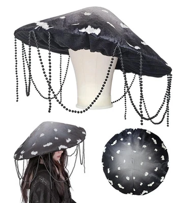 Sombrero de Seta Disfraz Cosplay Accesorio Fiesta Gorra, De Gran Tamaño con Cable Foto 1 de 4