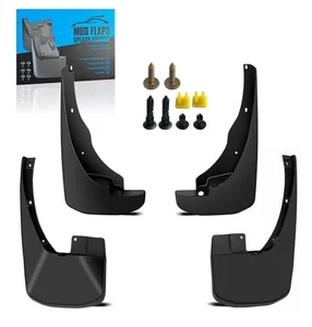 4x Front & Rear Splash Guards Mud Flaps For Nissan Frontier 2005-2022 Pickup - Picture 1 of 5