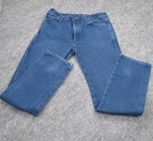 Wrangler Jeans Mens 36x36 Blue 13MWZ Cowboy Cut Regular Fit Western Denim Pants - Picture 1 of 19