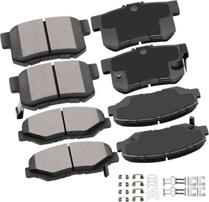 For 2002-2004 Honda CR-V 2003 - 2011 Element Front & Rear Ceramic Brake Pads - Picture 1 of 5
