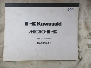 Kawasaki Mule 500 Parts Manual KAF300-A1 - Bild 1 von 6