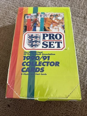 Pro Set 1990-91 Football Association Soccer Collector Cards, sealed packs  - Image 1 of 4