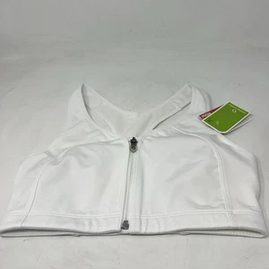 Moving Comfort Grace High Impact sports bra in white size M Medium C/D Cup NWT - Picture 1 of 10