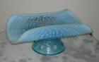 Northwood Argonaut Shell Or Nautilus Blue Opalescent Card Receiver Whimsey