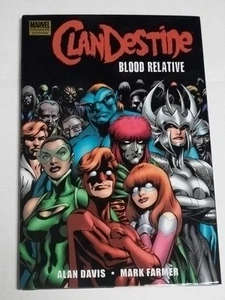 Marvel CLANDESTINE BLOOD RELATIVE 1st Print Hardcover HC Alan Davis - Picture 1 of 1