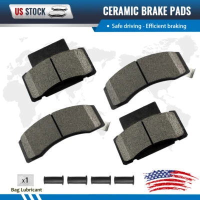 4PCS Front Ceramic Brake Pads fit for Dodge Ram 3500 VAN GMC C3500 Express 3500 - Image 1 of 4