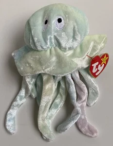NEU *SELTEN* 1998 TY Beanie Babys Goochy Jellyfish MWMT *2 FEHLER auf Etikett* - Bild 1 von 5