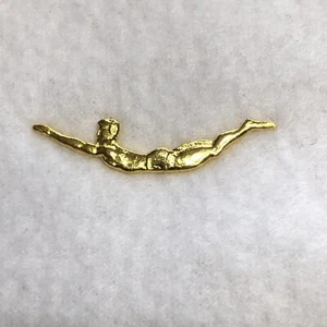 Vintage Swimmer Diver Varsity Pin - Bild 1 von 3