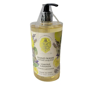 La Florentina LEMON LAVENDER Liquid Hand Wash Soap 25.3 fl oz / 750 mL - Picture 1 of 5