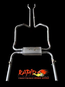 Holden HK, HT, HG (V8) 2" Extractor back Dual Sports Exhaust system - Picture 1 of 3