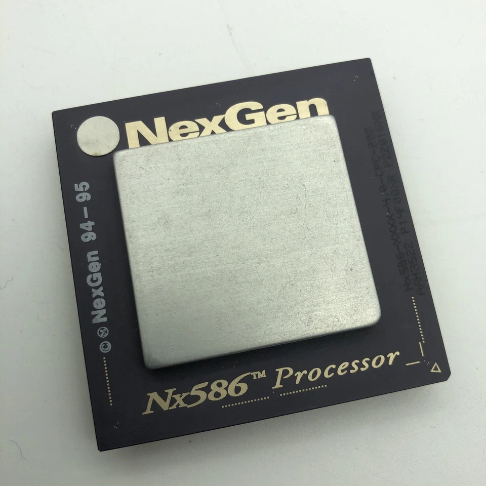 Procesador NEXGEN Vintage Nx586 90/100 MHz CPU 1994 ¡Súper Raro Coleccionable! Foto 1 de 4