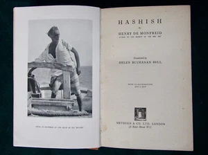 Hashish, Henry de Monfreid, 1935 1st edition, Drug Smuggling, Illustrated - Foto 1 di 7