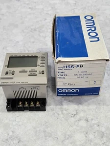 New Omron H5S Programmable Digital LCD Time Switch H5S-FB 15 AMP 250 Volt - Picture 1 of 11